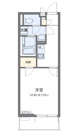 【間取り】 | クレイノＭＯＯＮⅠ