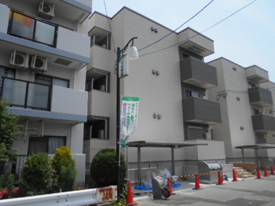 【外観】 | フジパレス西淡路１番館 | ツートンカラーの外観です