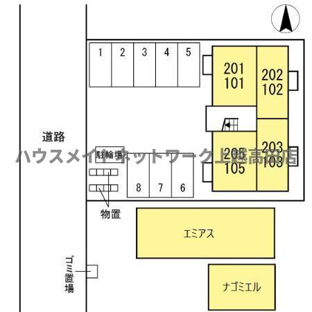 ル・シャンドールの区画図|配置図