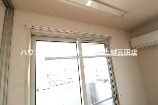 リュミエール Ｃの展望|室内物干し