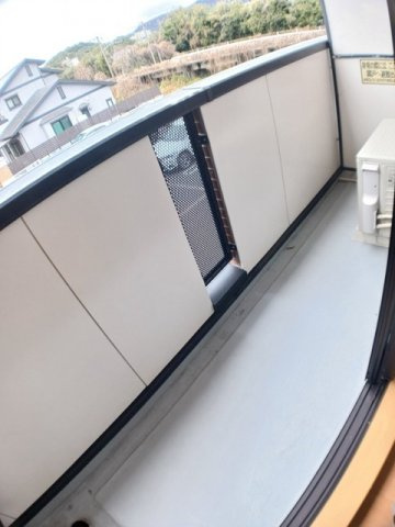 グリーンヴィラ　Ａのバルコニー