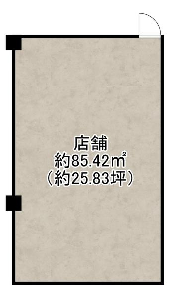 大阪市大正区泉尾３丁目の店舗一部