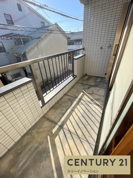北村1丁目中古戸建のバルコニー|南面のバルコニー！