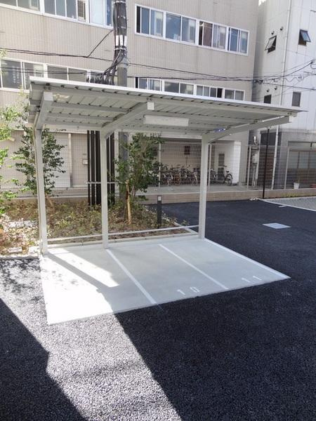 スプランディッド大阪ＷＥＳＴのその他共用部分|敷地内バイク置き場！