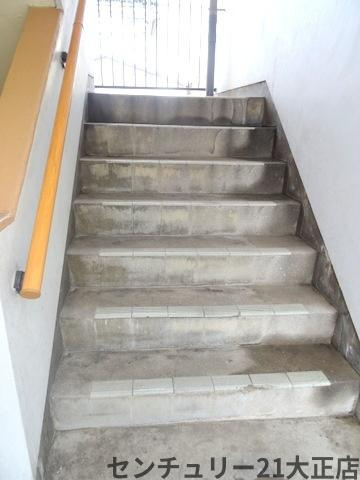 北恩加島住宅２号棟のその他共用部分|共用階段！