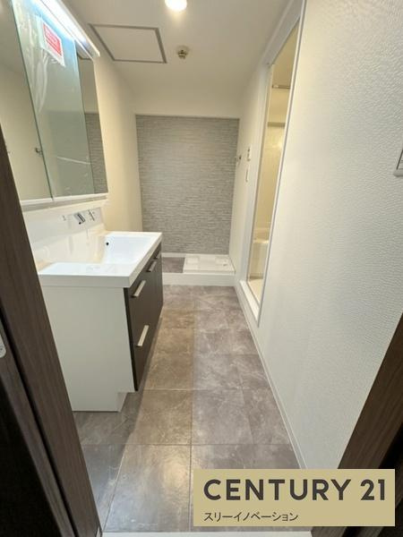 昭和山第２コーポ２号棟の独立洗面台