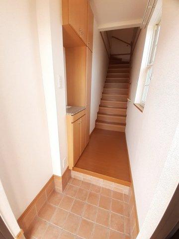 リリーベル　Ａの玄関