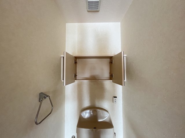 アース・カラーのトイレ