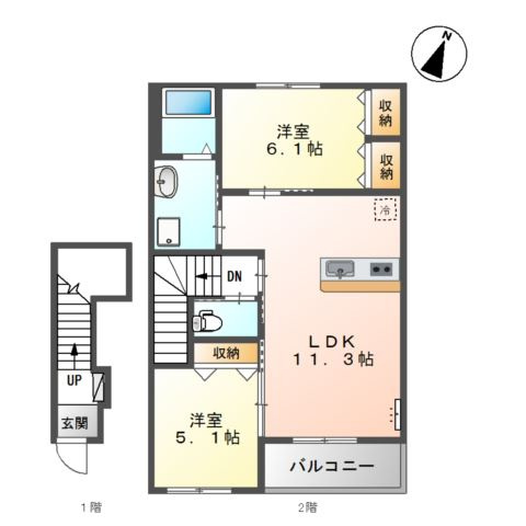 ＶＡＶＯＯＭ（ヴァヴーム）の間取り