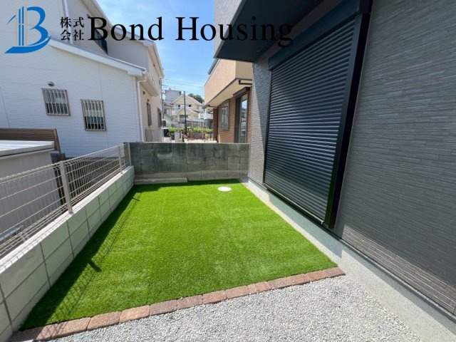 明石市大久保町山手台２丁目の新築一戸建の庭