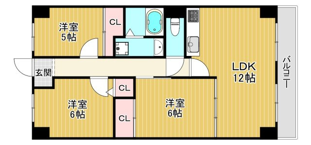 【間取り】 | サンファースト京橋