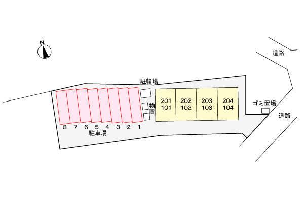 ＭＩＲＡＩの駐車場|駐車場