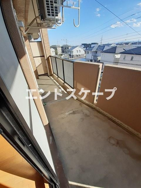 ピュアー双葉のバルコニー|高崎、前橋のお部屋探しはエンドスケープまで！お客様の理想お聞かせ下さい♪
