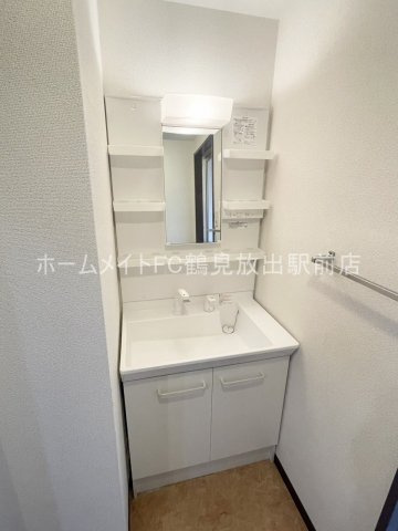 大阪市城東区古市１丁目の賃貸マンションの独立洗面台