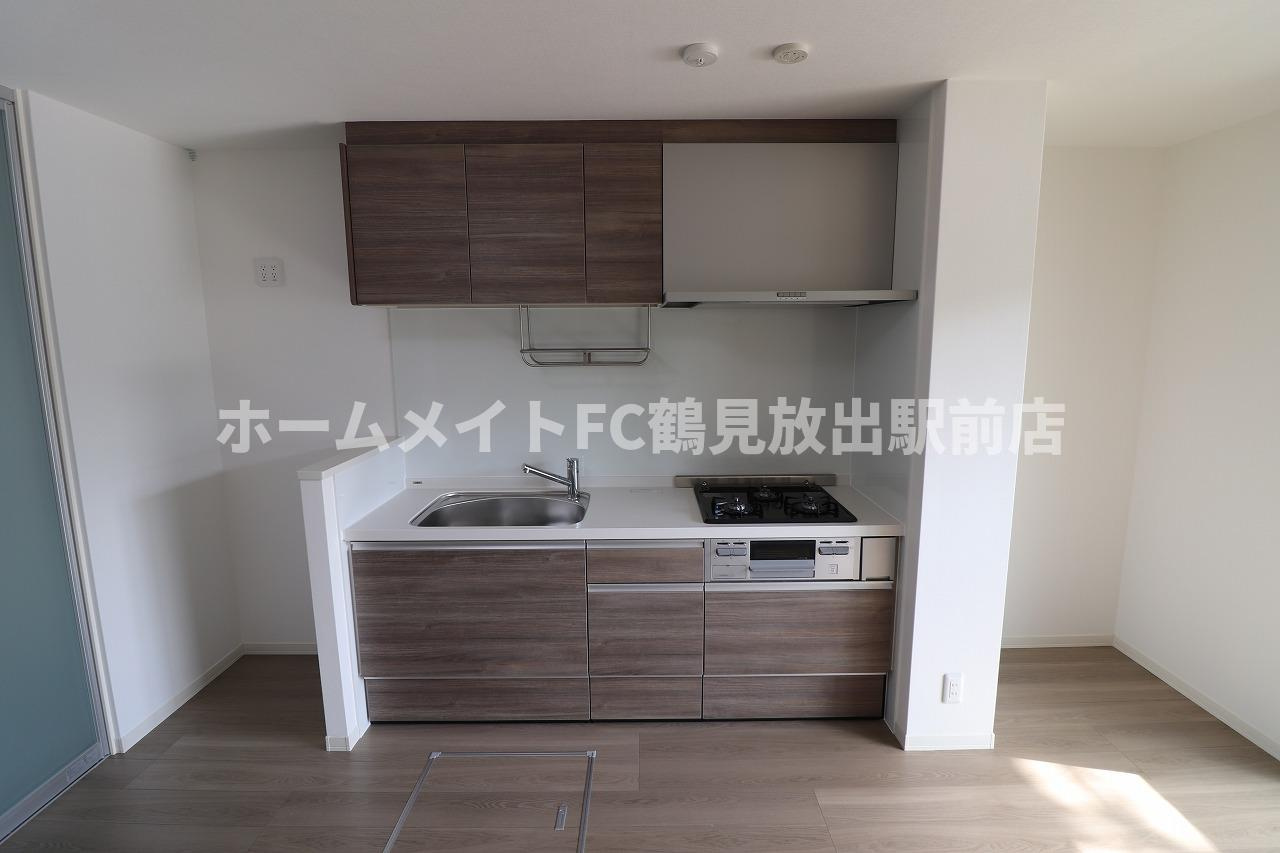 東大阪市稲田上町１丁目のハイツのキッチン