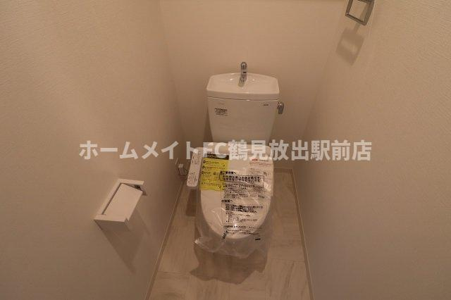 東大阪市稲田上町１丁目のハイツのトイレ