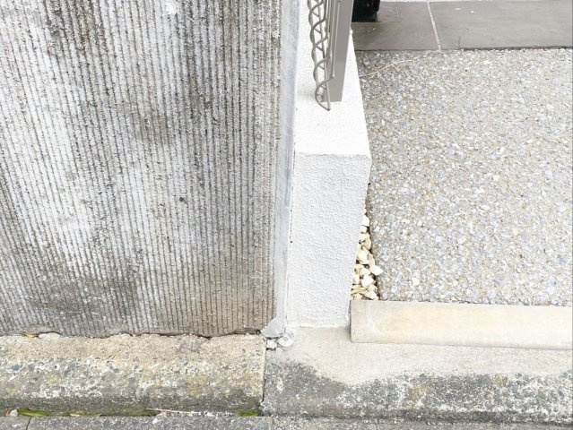 福岡市東区若宮一丁目　土地のその他|敷地境界付近の様子