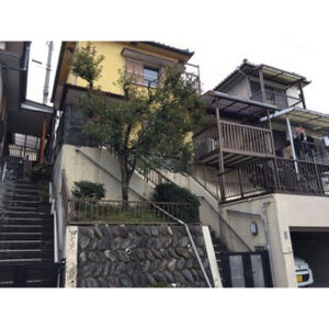 内田東町借家の外観パース