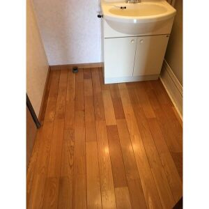 内田東町借家の洗面所