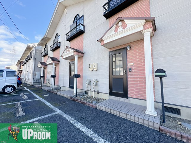 LAVENDERⅡD棟のエントランス