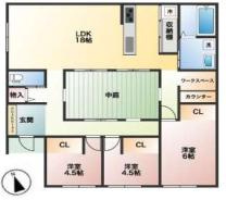 熊谷市船木台1丁目　中古一戸建ての間取り