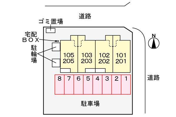 ベル　セゾンⅠ　　刈谷市の賃貸ならクラスホーム刈谷店の駐車場