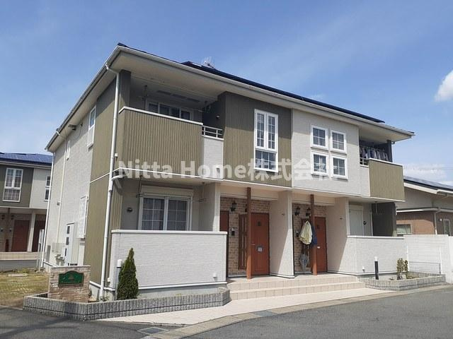 グリーン・エコーⅠの外観|角部屋南向きで日当たり良好＊コンビニ、スーパーなど徒歩近く◎