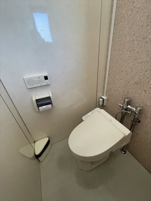 宍倉ビルのトイレ|落ち着いた色調のトイレです