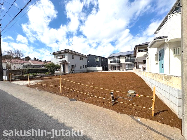 八千代台西４丁目　売地の外観|八千代台西４丁目　売地　約１０４坪の大型宅地　東南道路面　建築条件なし
