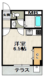 グレード山中の間取り