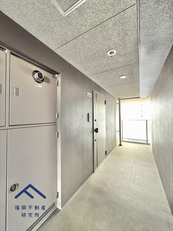 エステムプラザ博多駅南のその他共用部分|角部屋でプライベート性があります