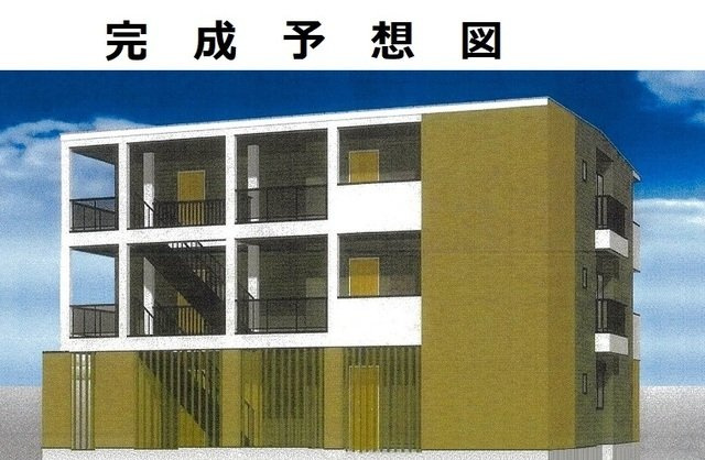 西原８丁目アパートの外観|おしゃれな外観です