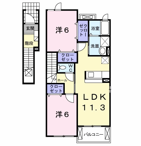 フル・マークの間取り