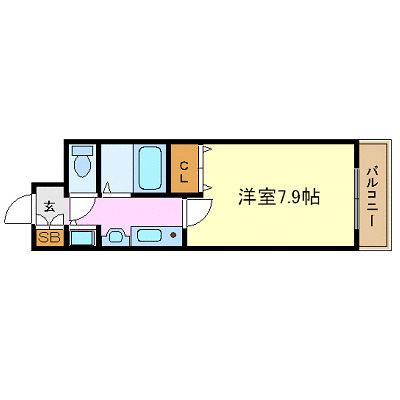 プレサンス栄メディパークの間取り