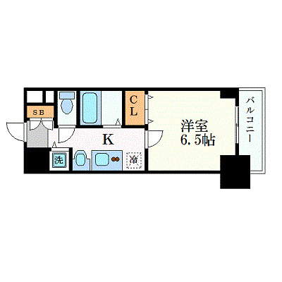 プレサンス名古屋ＳＴＡＴＩＯＮアライブの間取り