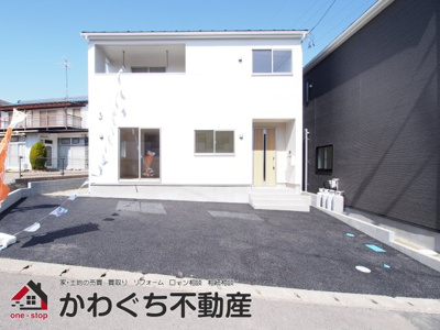 【外観】 | Cradle garden　郡山市富田町第１８　１号棟 | ★内覧予約で新米2kg★