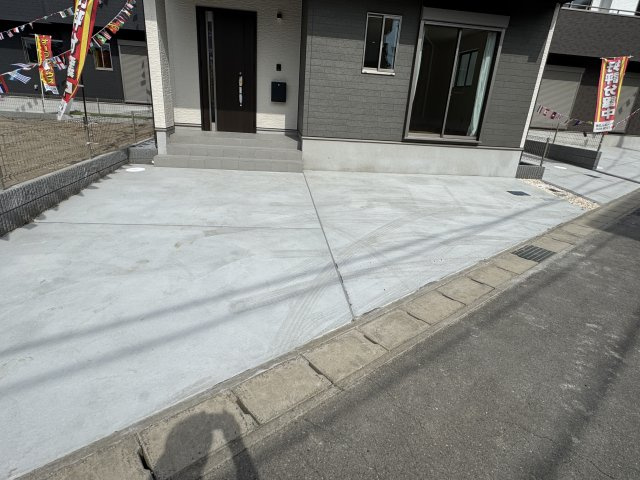 松戸市栗山新築戸建（栗山Ⅳ）の駐車場|D号棟駐車スペース・並列2台駐車可