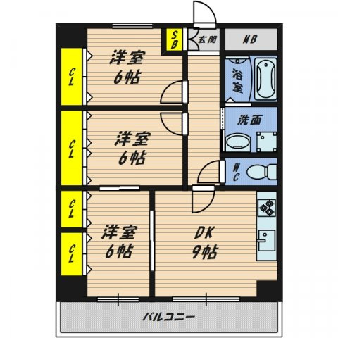 【間取り】 | ピュアライズ京橋