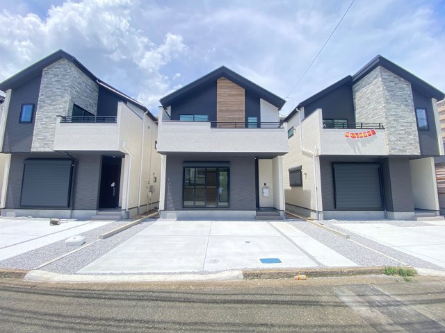 祝　成約済み　八王子市　東浅川町　新築戸建て　５期の外観|～仲介手数料無料☆八王子ひなた不動産～　八王子市東浅川町　新築戸建て