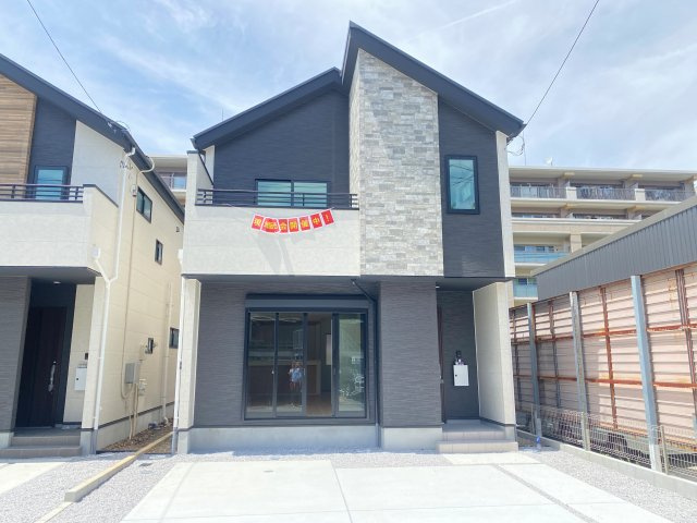 祝：成約済み　八王子市　東浅川町　新築戸建て　５期の外観|～仲介手数料無料☆八王子ひなた不動産～　八王子市東浅川町　新築戸建て