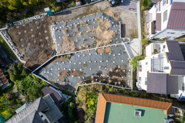 海まで8分！自然に囲まれた80坪超の海見え土地のその他|ドローン撮影