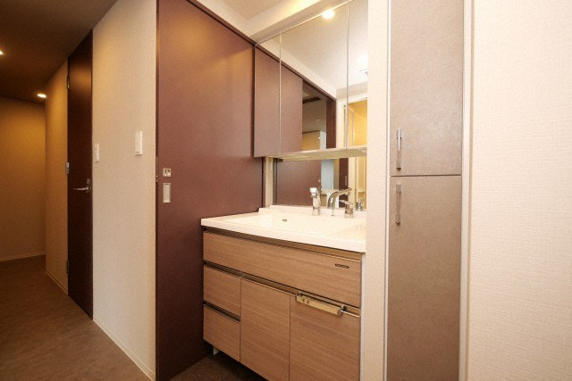 Dimora靭公園の独立洗面台