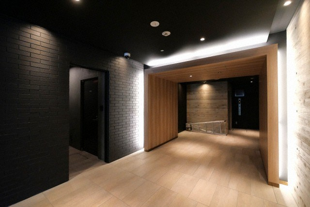 Dimora靭公園のロビー