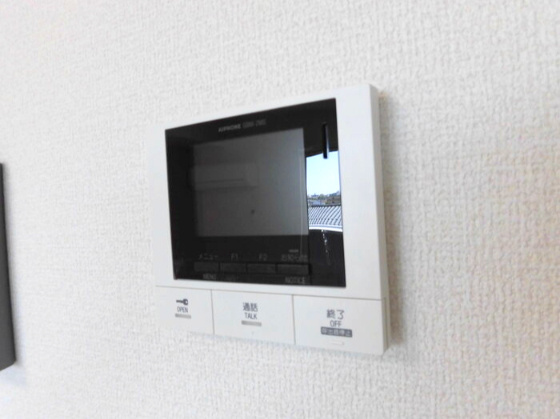 ロータスヒルAのセキュリティ|モニター付きインターフォン