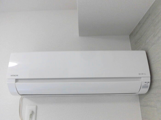 ロータスヒルAの設備|エアコン付きです。