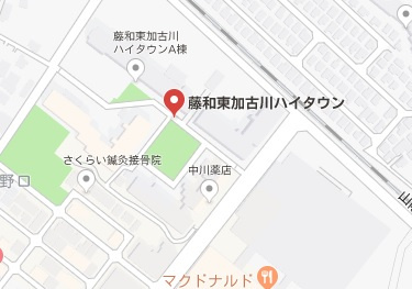 【地図】 | 藤和東加古川ハイタウンＢ棟　1階