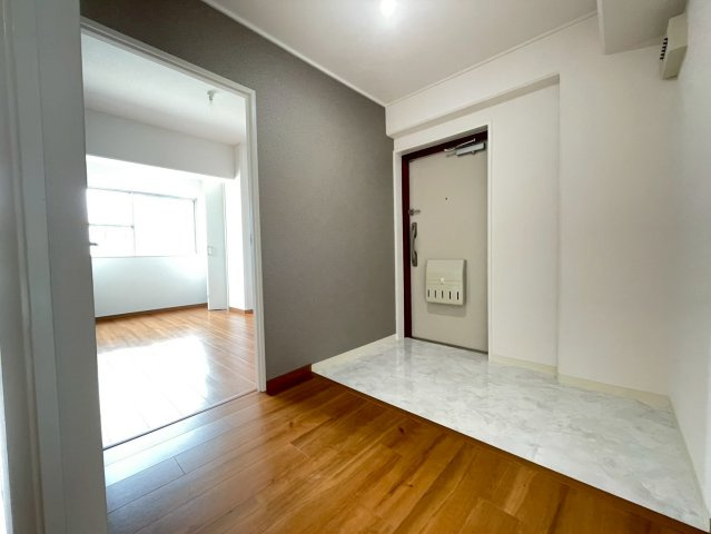 ◆ペット可◆室内リフォーム済◆近鉄新田辺駅徒歩３分◆３階南向き３ＬＤＫ◆エクセルハイツ新田辺１号棟の玄関|玄関