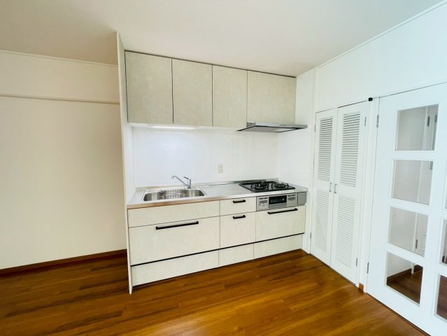 ◆ペット可◆室内リフォーム済◆近鉄新田辺駅徒歩３分◆３階南向き３ＬＤＫ◆エクセルハイツ新田辺１号棟のキッチン|キッチン