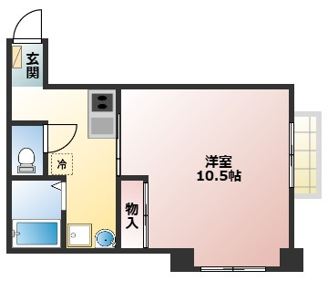 サンパレス山崎の間取り