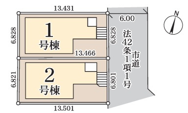 【区画図】 | 市川市原木４丁目第３